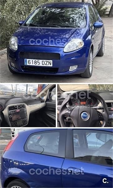 Usado Fiat Grande Punto Active 77 CV (56 kW) 2006 Azul Utilitario