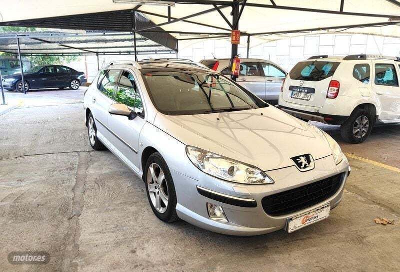 Usado Peugeot 407 Sport 136 CV (100 kW) 2006 Plateado Familiar