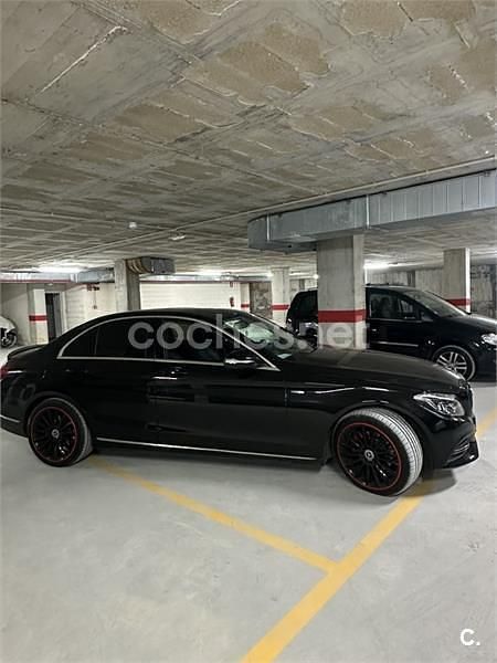 Negro Usado 2015 Mercedes C220 AMG line Berlina | 15.500 € (Buen precio) - Imagen 1/4