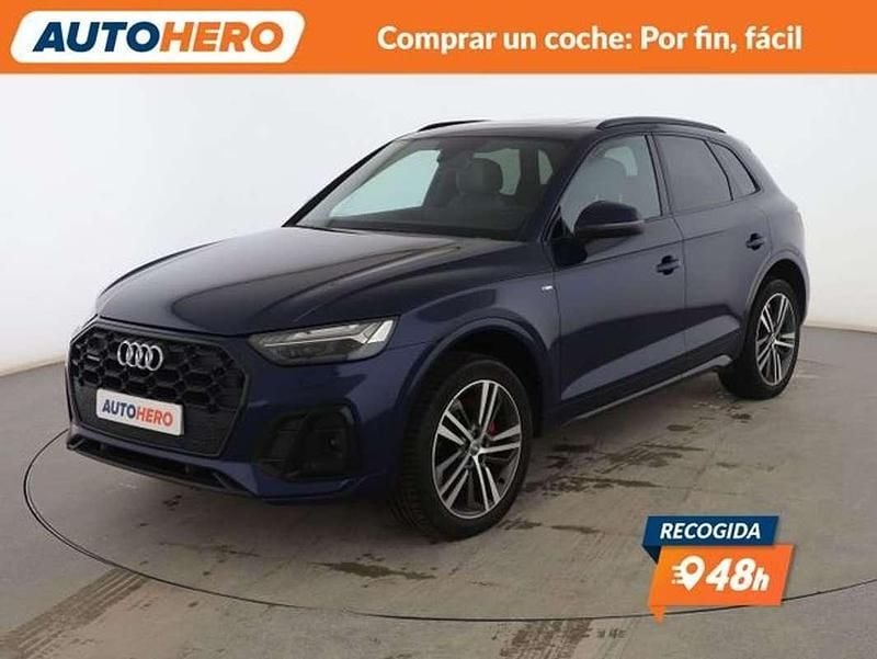 Begagnad Audi Q5 S-Line 204 HK (150 kW) 2020 Blå SUV