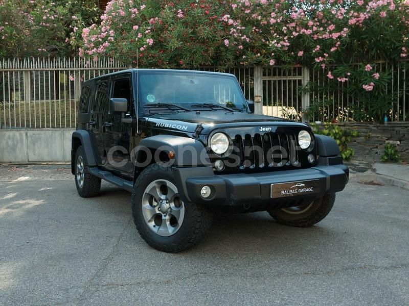 Negro Usado 2018 Jeep Wrangler Unlimited Rubicon SUV | 46.490 € (Precio justo) - Imagen 1/4
