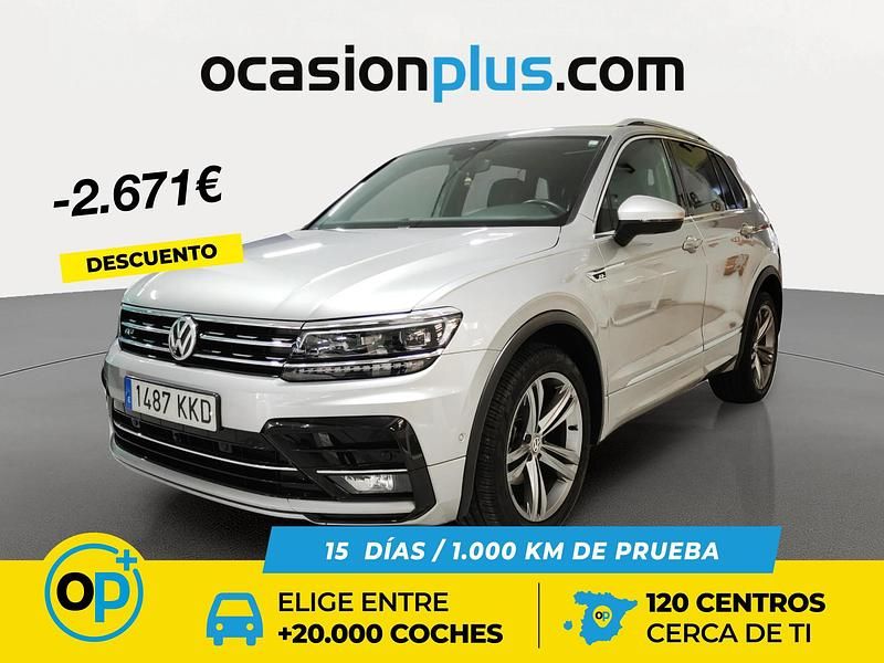 Gris Usado 2018 VW Tiguan Sportline SUV | 24.190 € (Precio justo) - Imagen 1/4
