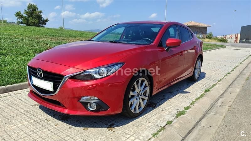 Usado Mazda 3 Luxury 120 CV (88 kW) 2014 Rojo Berlina