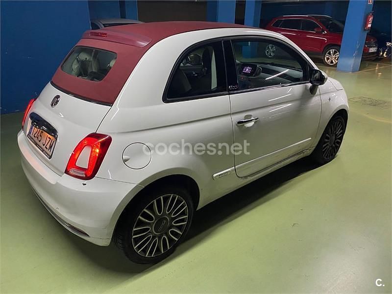 Usado Fiat 500C Lounge 69 CV (50 kW) 2017 Blanco Descapotable