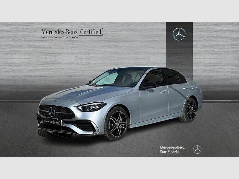 Usado Mercedes C300e AMG line 313 CV (230 kW) 2025 Gris Berlina