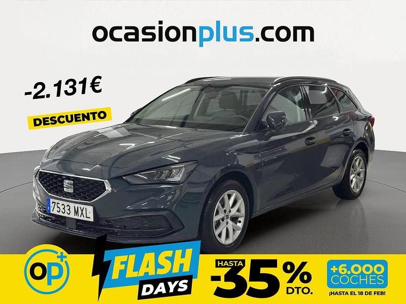 Azul Usado 2024 Seat Leon Style Familiar | 23.450 € (Precio justo) - Imagen 1/4