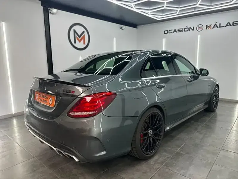 Usado Mercedes C63S AMG 510 CV (375 kW) 2016 Gris / plata Berlina