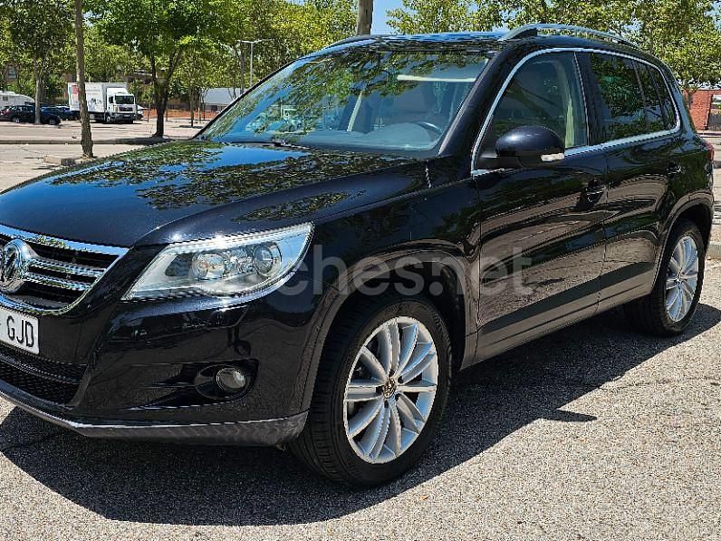 Negro Usado 2008 VW Tiguan Sport SUV | 9900 € (Precio justo) - Imagen 1/4