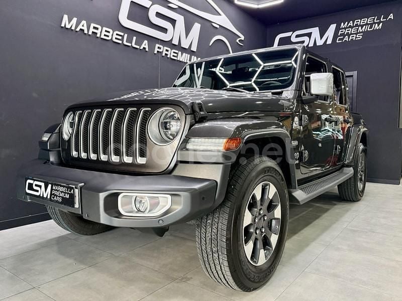 Gris / plata Usado 2019 Jeep Wrangler Sahara SUV | 45.990 € (Buen precio) - Imagen 1/4