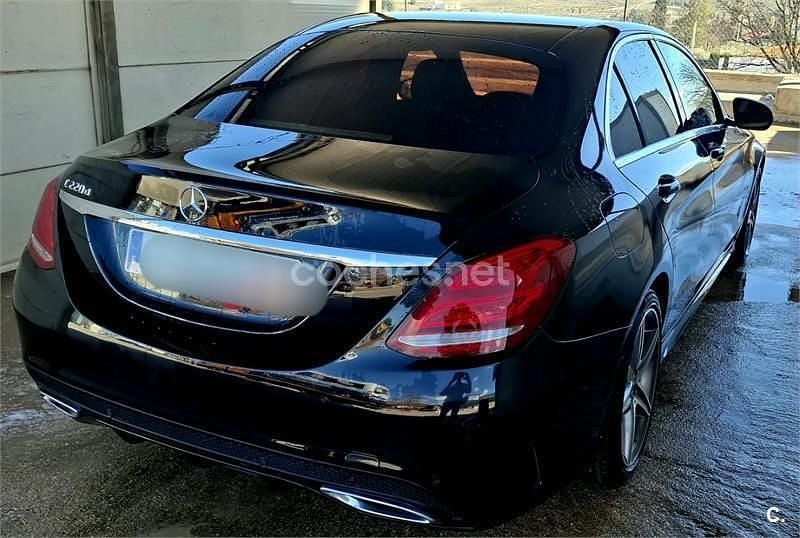 Usado Mercedes C220 AMG 170 CV (125 kW) 2017 Negro Berlina