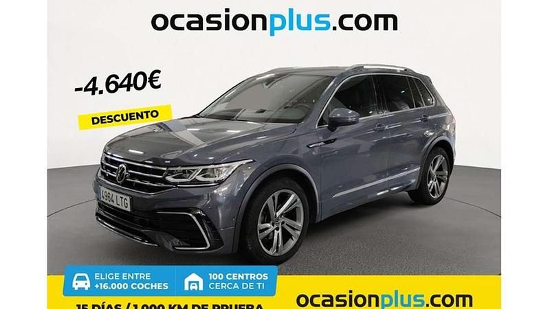 Gris Usado 2021 VW Tiguan R-line SUV | 26.214 € (Super precio) - Imagen 1/1