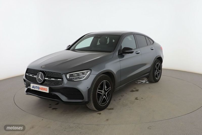 Gris Usado 2021 Mercedes GLC200 AMG line SUV | 44.399 € (Caro) - Imagen 1/3