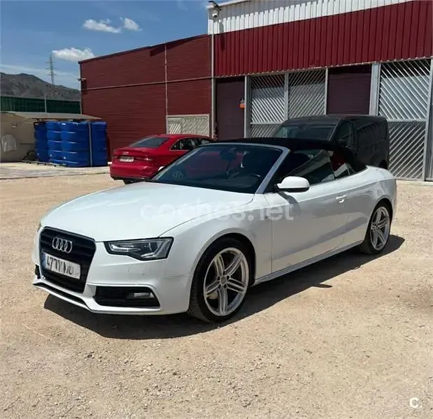 Usado Audi A5 Cabriolet S-Line 204 CV (150 kW) 2012 Blanco Descapotable