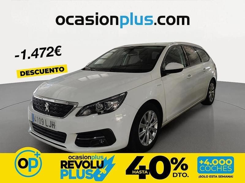 Usado Peugeot 308 Style 130 CV (95 kW) 2020 Blanco Familiar