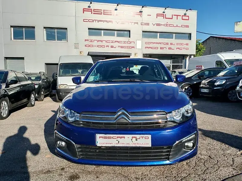 Usado Citroën C-Elysee I Exclusive 100 CV (73 kW) 2017 Azul Berlina
