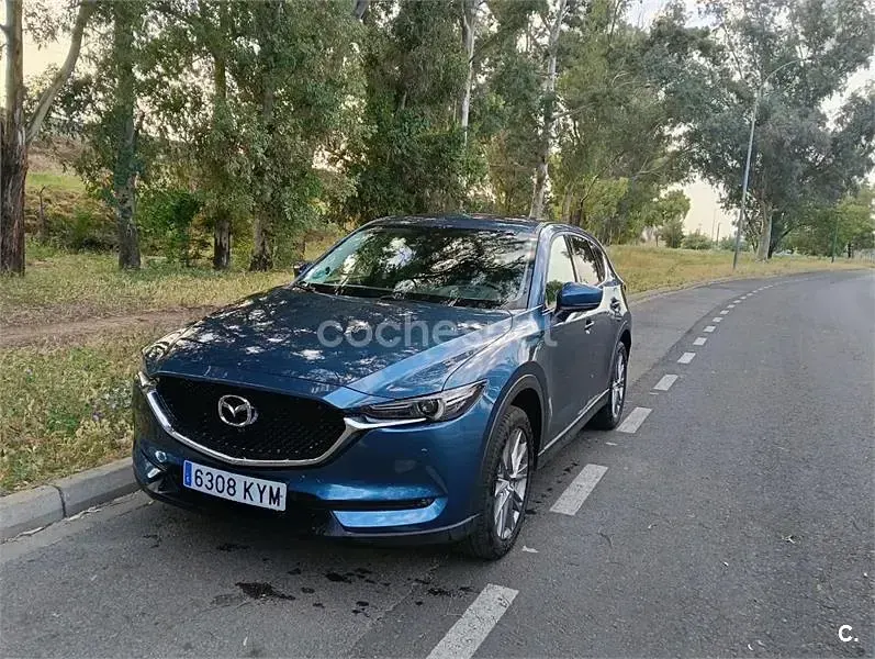 Usado Mazda CX-5 150 CV (110 kW) 2019 Azul SUV