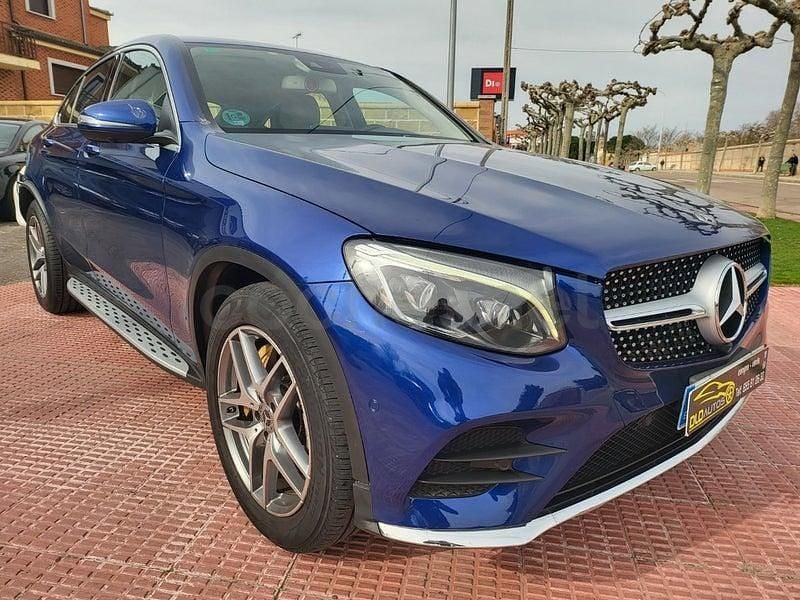 Usado Mercedes GLC350 258 CV (189 kW) 2018 Azul Coupe