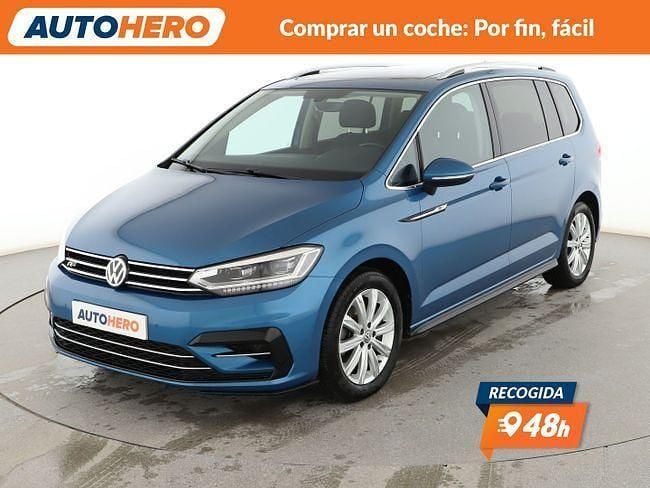 Usado VW Touran Sport 150 CV (110 kW) 2018 Azul Monovolumen