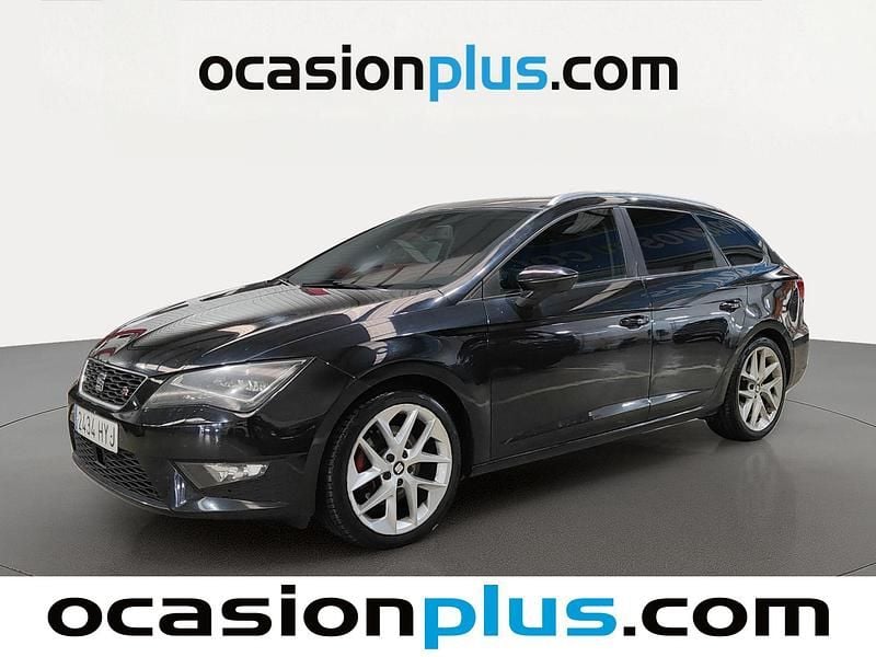 Negro Usado 2014 Seat Leon FR Monovolumen | 11.150 € (Precio justo) - Imagen 1/4