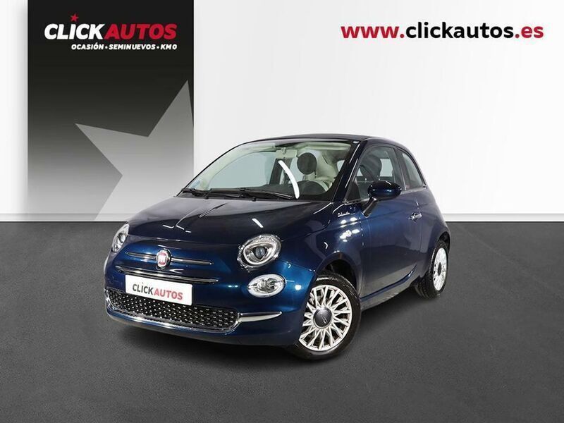 Azul Usado 2021 Fiat 500 Dolcevita Descapotable | 11.250 € (Precio justo) - Imagen 1/4