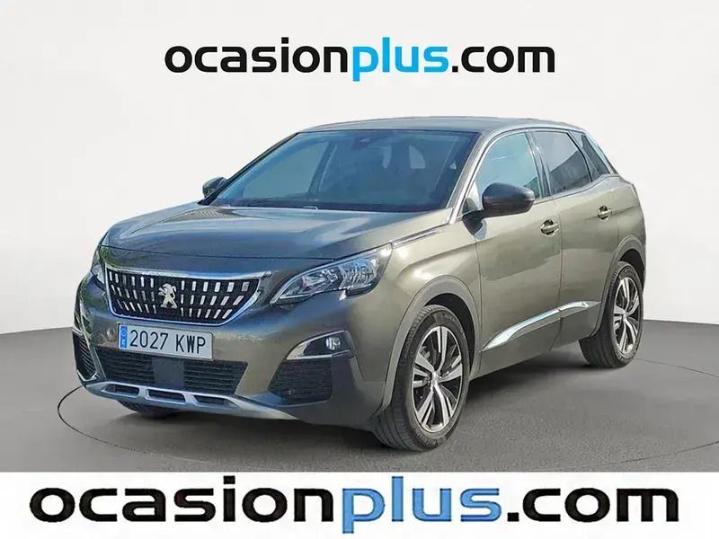Gris Usado 2019 Peugeot 3008 Allure SUV | 14.955 € (Buen precio) - Imagen 1/4