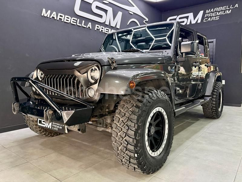 Usado Jeep Wrangler Unlimited Sahara 200 CV (147 kW) 2016 Gris / plata SUV