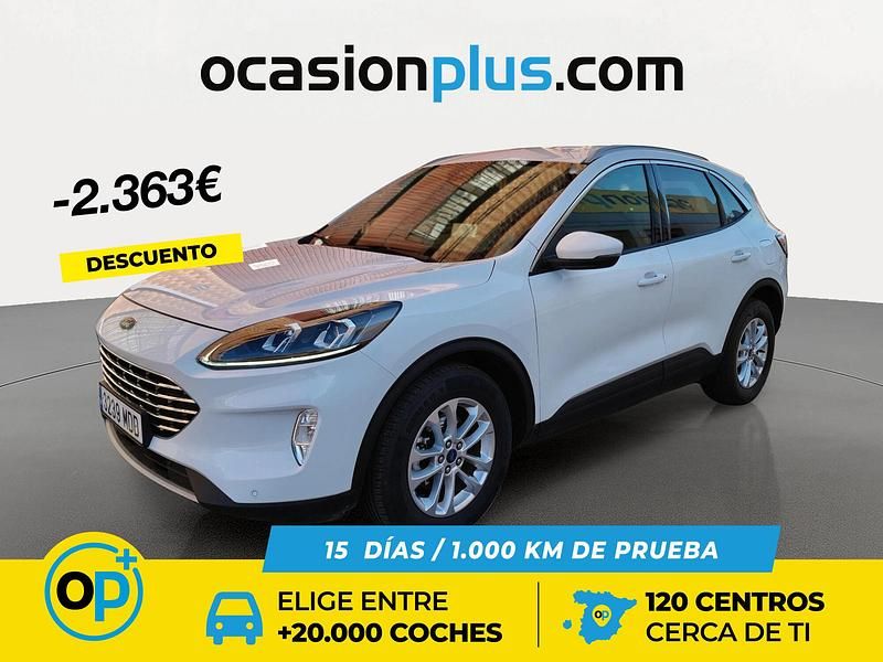 Blanco Usado 2022 Ford Kuga Titanium SUV | 20.500 € (Precio justo) - Imagen 1/4