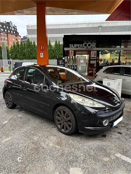 Negro Usado 2007 Peugeot 207 GT Berlina | 5150 € (Precio justo) - Imagen 1/4