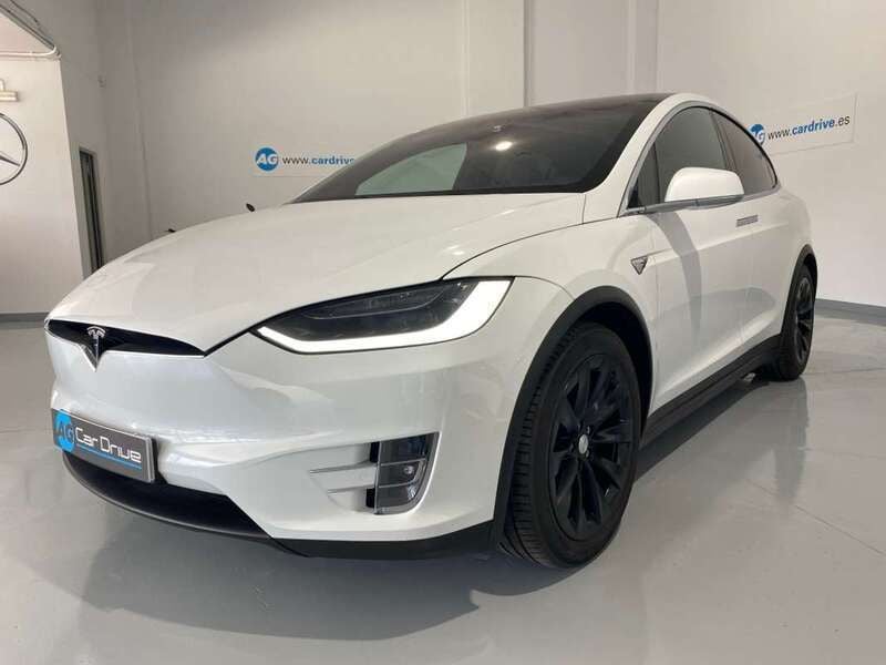 Blanco Usado 2018 Tesla Model X SUV | 53.900 € - Imagen 1/4