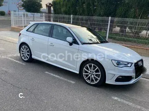 Usado Audi A3 S-Line 180 CV (132 kW) 2015 Blanco Berlina