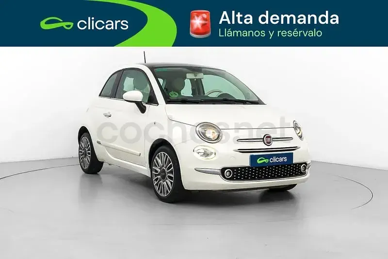 Usado Fiat 500 Pop 69 CV (50 kW) 2017 Blanco Berlina