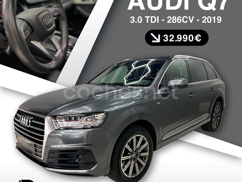 Gris / plata Usado 2019 Audi Q7 S-Line SUV | 32.990 € - Imagen 1/4