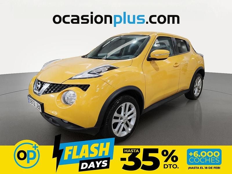 Usado Nissan Juke Acenta 116 CV (85 kW) 2014 Amarillo SUV