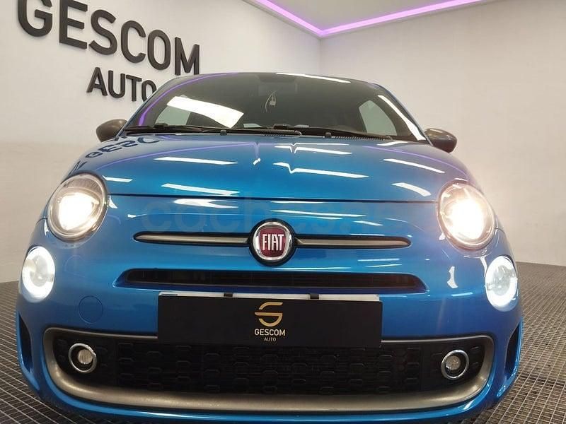 Usado Fiat 500 S 69 CV (50 kW) 2018 Azul Berlina