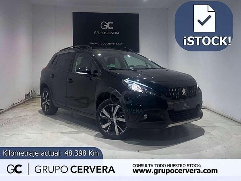 Negro Usado 2018 Peugeot 2008 GT-line SUV | 10.500 € (Buen precio) - Imagen 1/4