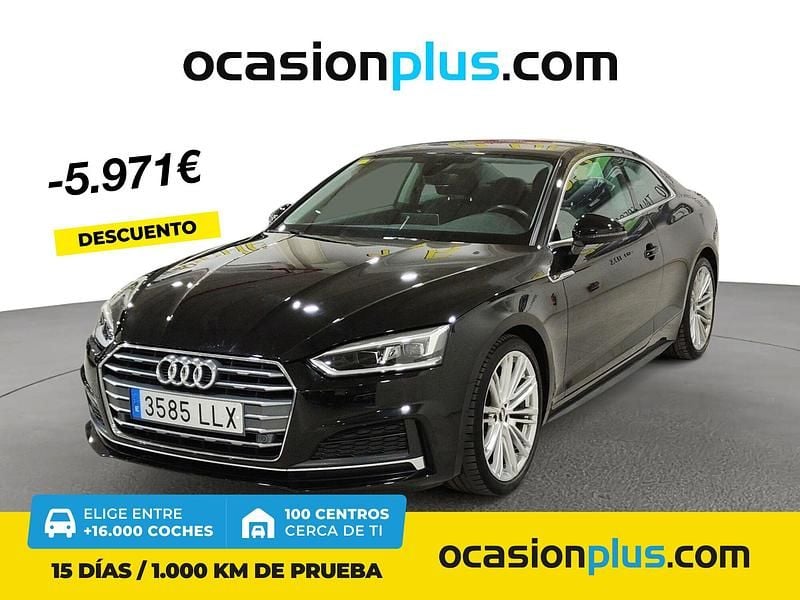 Negro Usado 2020 Audi A5 S-Line Coupe | 34.450 € (Precio justo) - Imagen 1/4