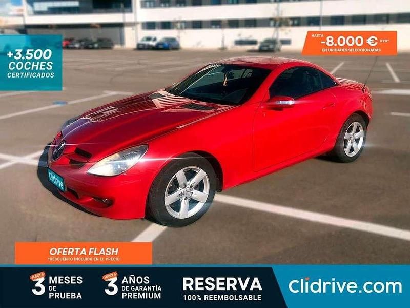 Rojo Usado 2006 Mercedes SLK200 Descapotable | 10.790 € (Precio justo) - Imagen 1/4