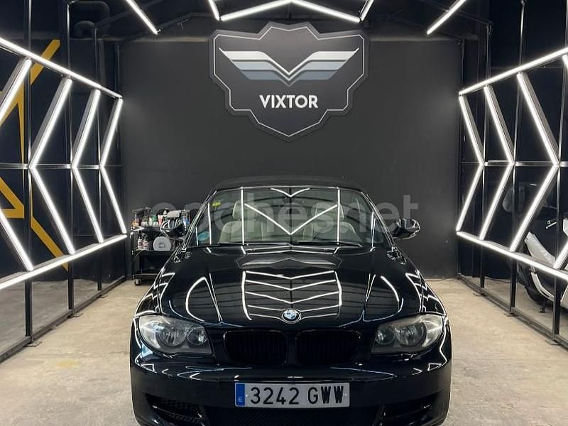 Negro Usado 2010 BMW 120 Cabriolet Descapotable | 10.900 € (Precio justo) - Imagen 1/4