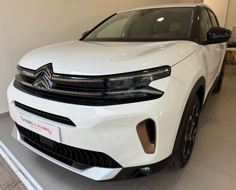 Blanco Usado 2023 Citroën C5 Aircross PureTech SUV | 17.900 € (Precio justo) - Imagen 1/4
