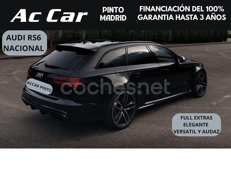Usado Audi RS6 560 CV (411 kW) 2015 Negro Familiar