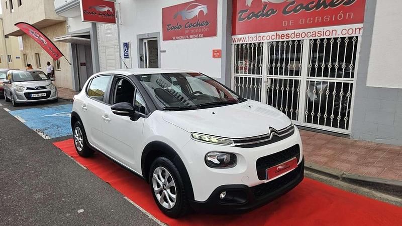 Usado Citroën C3 PureTech 82 CV (60 kW) 2018 Blanco Utilitario