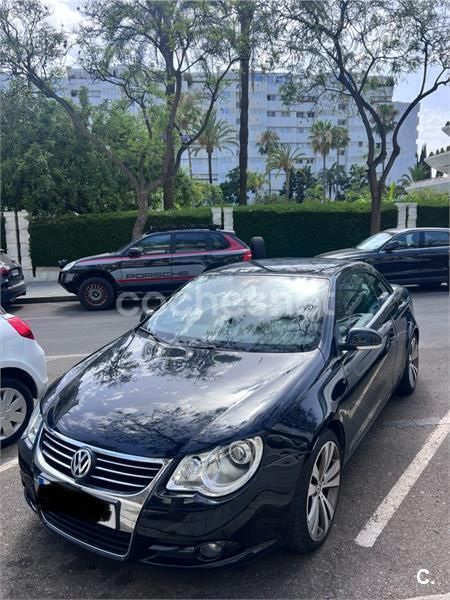 Negro Usado 2008 VW Eos Descapotable | 7600 € (Buen precio) - Imagen 1/4