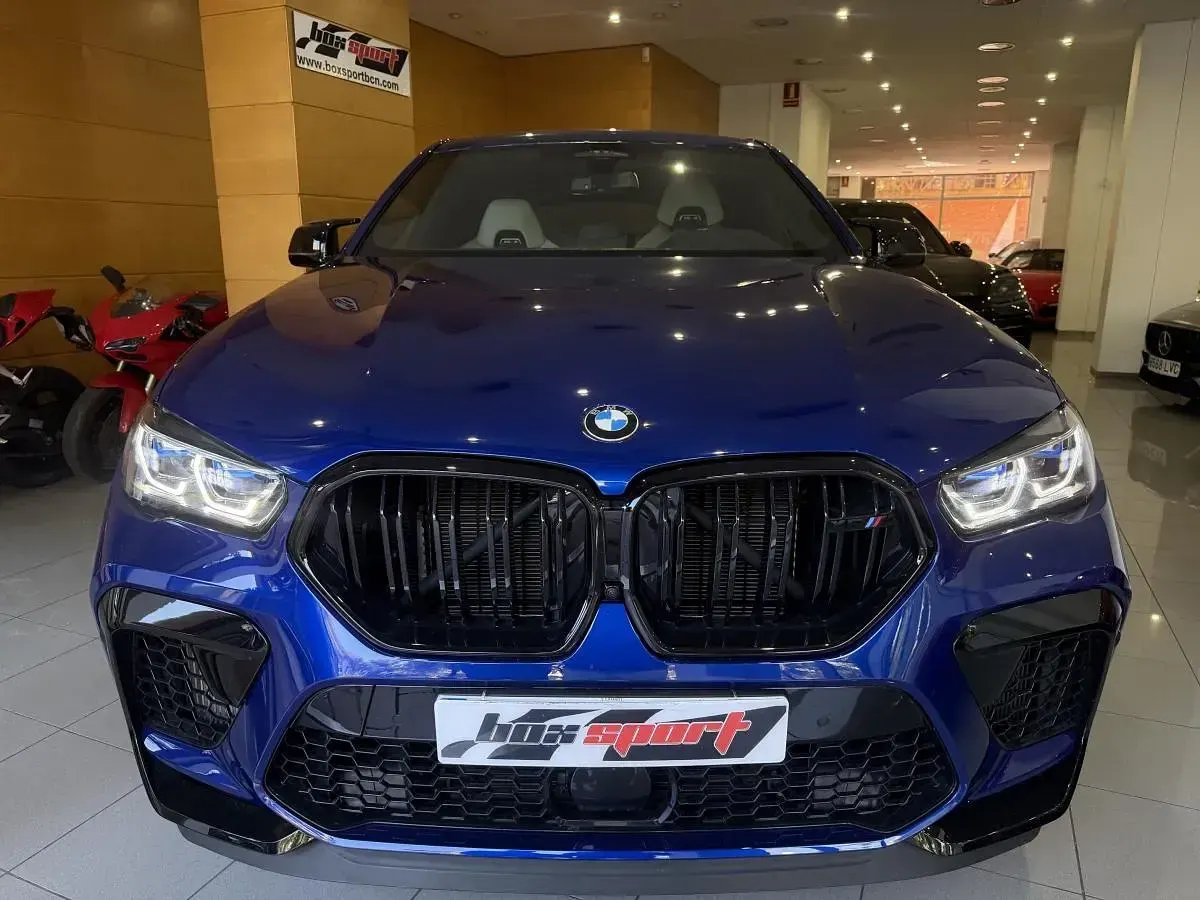 Usado BMW X6 M Competition Edition 625 CV (459 kW) 2023 Azul metalizado SUV