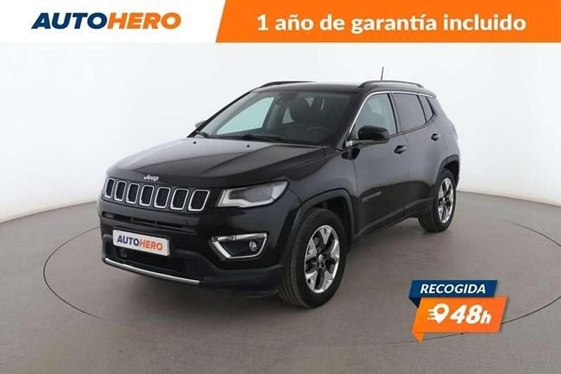 Negro Usado 2018 Jeep Compass Limited SUV | 16.699 € (Precio justo) - Imagen 1/3