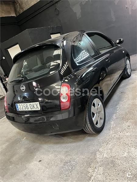 Usado Nissan Micra Visia 65 CV (47 kW) 2005 Negro Berlina