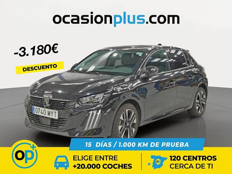 Negro Usado 2025 Peugeot 208 Allure Utilitario | 18.490 € (Precio justo) - Imagen 1/4