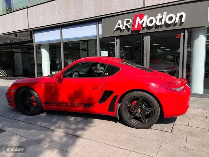 Usado Porsche Cayman S 319 CV (234 kW) 2010 Rojo Coupe