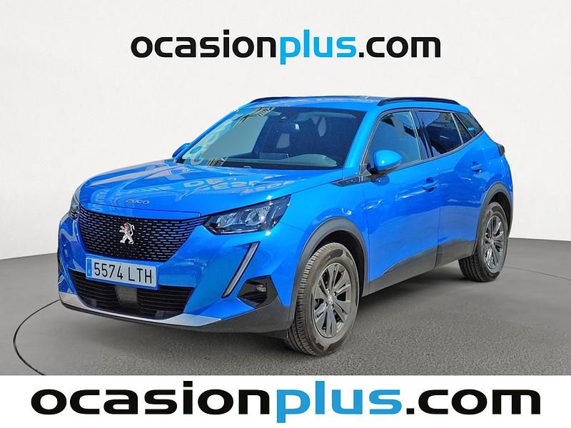 Azul Usado 2021 Peugeot e-2008 Style SUV | 18.173 € (Precio justo) - Imagen 1/4