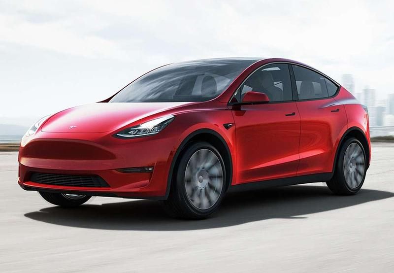 Rojo Usado 2021 Tesla Model Y Performance SUV | 28.490 € (Precio justo) - Imagen 1/4