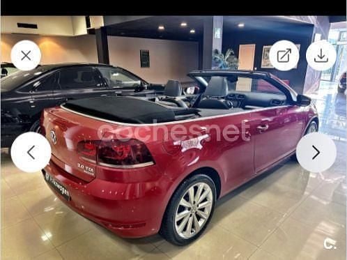 Usado VW Golf Cabriolet 140 CV (102 kW) 2013 Rojo Descapotable